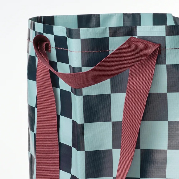 IKEA New Large Checkered Tote Bag - Picture 4 of 8